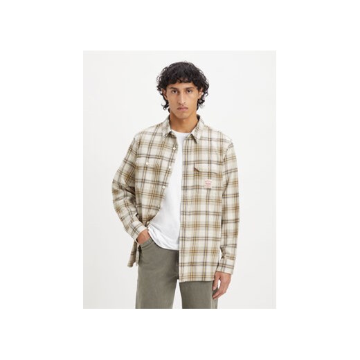 Levi's® Koszula Classic Worker A5772-0004 Beżowy Relaxed Fit ze sklepu MODIVO w kategorii Koszule męskie - zdjęcie 168693192