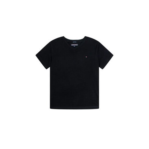 Tommy Hilfiger T-Shirt Boys Basic KB0KB04142 Czarny Regular Fit ze sklepu MODIVO w kategorii T-shirty chłopięce - zdjęcie 168693260