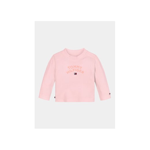 Tommy Hilfiger Bluzka KN0KN01736 Różowy Regular Fit ze sklepu MODIVO w kategorii Kaftaniki i bluzki - zdjęcie 168693264
