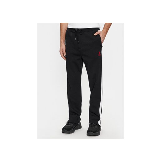 Polo Ralph Lauren Spodnie dresowe 710926505002 Czarny Regular Fit ze sklepu MODIVO w kategorii Spodnie męskie - zdjęcie 168693403