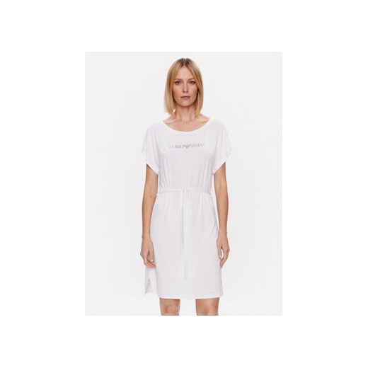 Emporio Armani Sukienka codzienna 262728 3R314 00010 Biały Regular Fit ze sklepu MODIVO w kategorii Sukienki - zdjęcie 168693563