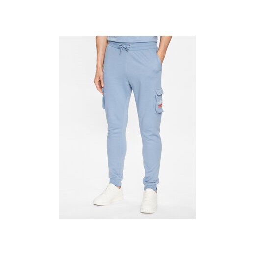 Ellesse Spodnie dresowe Labico SHR17718 Niebieski Regular Fit ze sklepu MODIVO w kategorii Spodnie męskie - zdjęcie 168693572