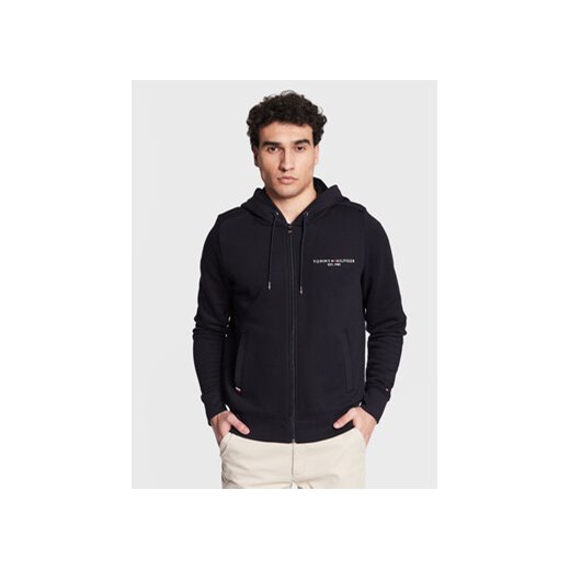 Tommy Hilfiger Bluza Logo Fur Lined MW0MW27841 Granatowy Regular Fit Tommy Hilfiger L MODIVO