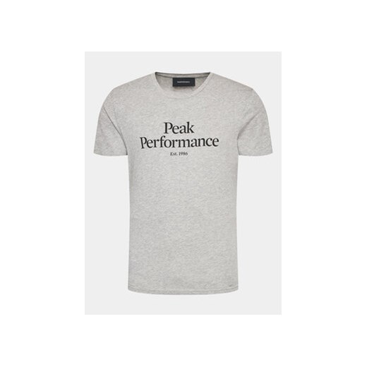 Peak Performance T-Shirt Original G77692090 Szary Slim Fit ze sklepu MODIVO w kategorii T-shirty męskie - zdjęcie 168693990
