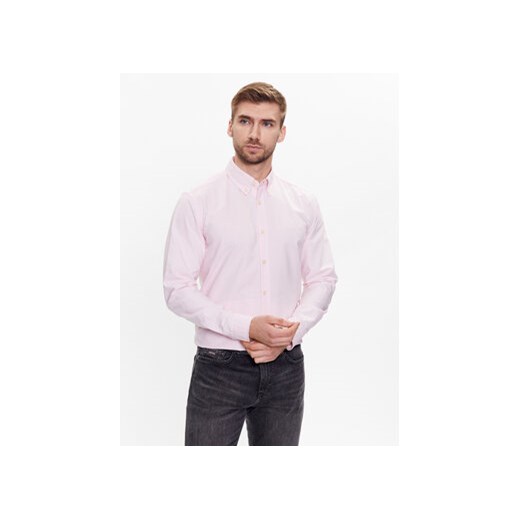 Boss Koszula Rickert 50489341 Różowy Regular Fit ze sklepu MODIVO w kategorii Koszule męskie - zdjęcie 168694140
