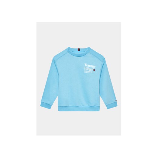 Tommy Hilfiger Bluza KB0KB08188 D Niebieski Regular Fit ze sklepu MODIVO w kategorii Bluzy chłopięce - zdjęcie 168694163