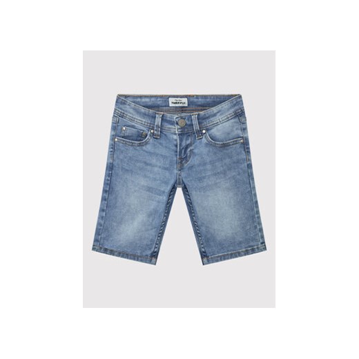Pepe Jeans Szorty jeansowe PB800692ML2 Niebieski Slim Fit ze sklepu MODIVO w kategorii Spodenki chłopięce - zdjęcie 168694592