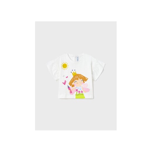 Mayoral T-Shirt 1010 Biały ze sklepu MODIVO w kategorii Koszulki niemowlęce - zdjęcie 168694682