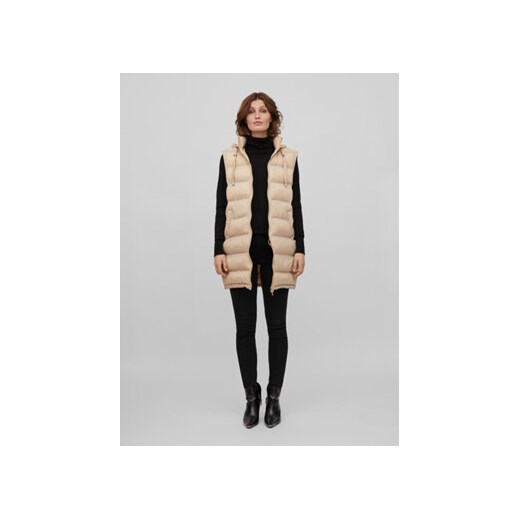 Vila Kamizelka Trish 14085934 Beżowy Regular Fit Vila 44 MODIVO