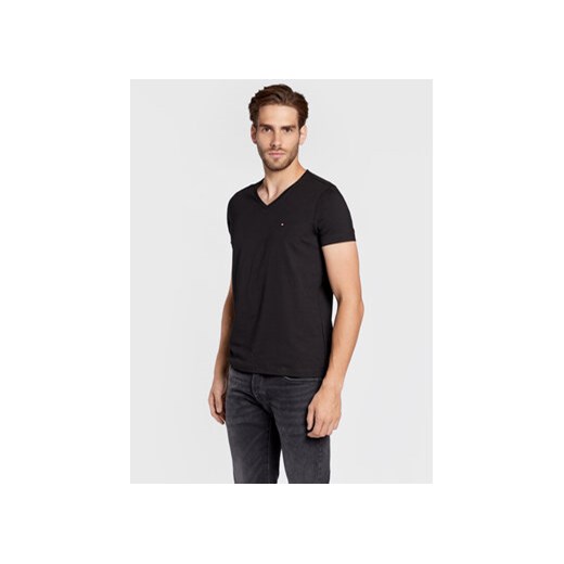 Tommy Hilfiger T-Shirt Core Stretch MW0MW27540 Czarny Slim Fit ze sklepu MODIVO w kategorii T-shirty męskie - zdjęcie 168695330