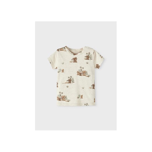 NAME IT T-Shirt 13215768 Beżowy Regular Fit ze sklepu MODIVO w kategorii Koszulki niemowlęce - zdjęcie 168695530
