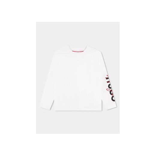 Hugo Bluzka G25134 D Biały Regular Fit ze sklepu MODIVO w kategorii T-shirty chłopięce - zdjęcie 168695543