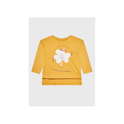Zippy Bluzka 226-1906ZT Żółty Regular Fit ze sklepu MODIVO w kategorii Bluzki dziewczęce - zdjęcie 168695782