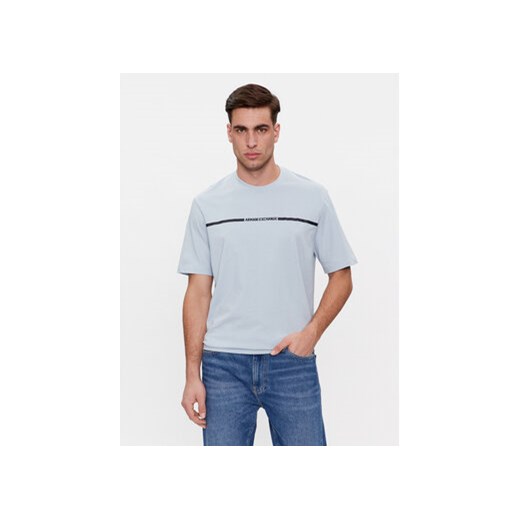 Armani Exchange T-Shirt 3DZTLG ZJ9JZ 15DB Niebieski Regular Fit ze sklepu MODIVO w kategorii T-shirty męskie - zdjęcie 168695801