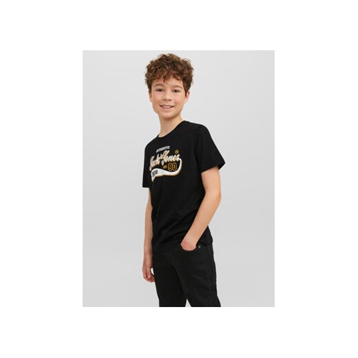 Jack&Jones Junior T-Shirt 12237367 Czarny Regular Fit ze sklepu MODIVO w kategorii T-shirty chłopięce - zdjęcie 168695963