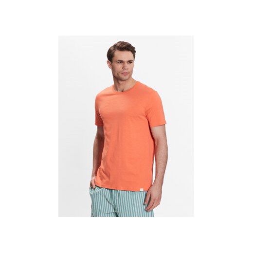 United Colors Of Benetton T-Shirt 3U53J1F15 Pomarańczowy Regular Fit ze sklepu MODIVO w kategorii T-shirty męskie - zdjęcie 168695974