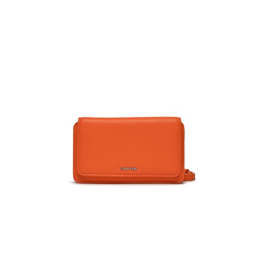 Calvin Klein Torebka Ck Must Mini Bag K60K611434 Pomarańczowy ze sklepu MODIVO w kategorii Listonoszki - zdjęcie 168696701