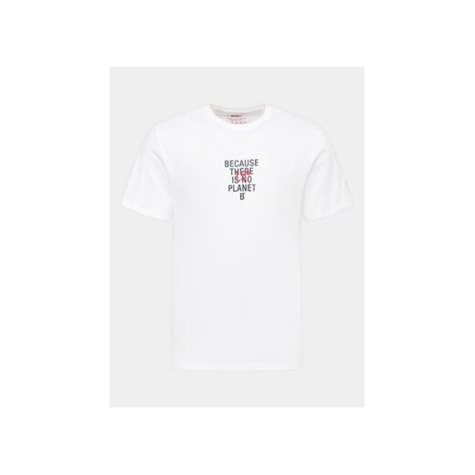 Ecoalf T-Shirt Crocaalf GATSCROCA8034MW22 Biały Regular Fit ze sklepu MODIVO w kategorii T-shirty męskie - zdjęcie 168696874