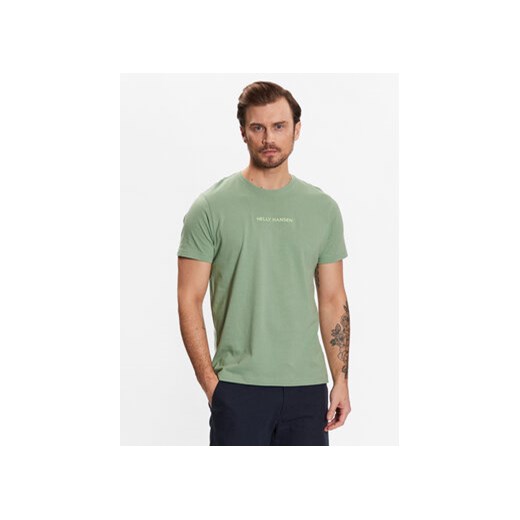 Helly Hansen T-Shirt Core Graphic 53936 Zielony Regular Fit ze sklepu MODIVO w kategorii T-shirty męskie - zdjęcie 168696964