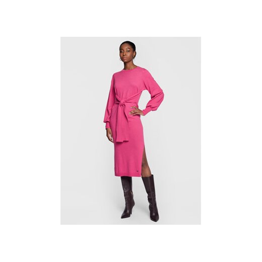 Ted Baker Sukienka dzianinowa Essya 266256 Różowy Regular Fit ze sklepu MODIVO w kategorii Sukienki - zdjęcie 168696972