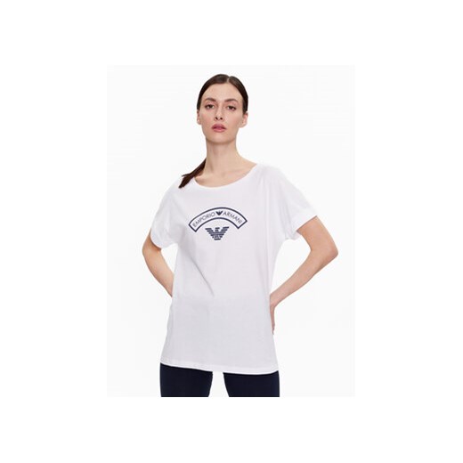 Emporio Armani Underwear T-Shirt 164340 3R255 00010 Biały Regular Fit ze sklepu MODIVO w kategorii Bluzki damskie - zdjęcie 168697851