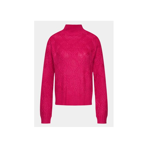 Brave Soul Sweter LK-555BARNEYB Różowy Regular Fit ze sklepu MODIVO w kategorii Swetry damskie - zdjęcie 168698031