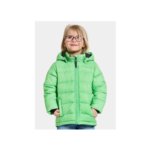 Didriksons Kurtka zimowa Rodi Kids Jacket 2 504983 Zielony ze sklepu MODIVO w kategorii Kurtki dziewczęce - zdjęcie 168698184