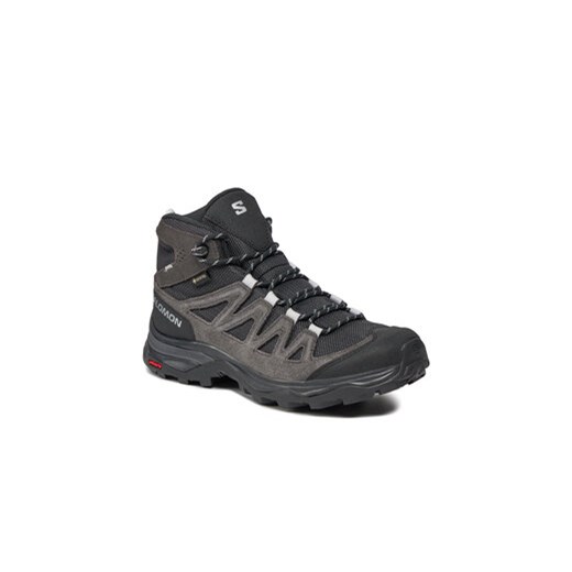 Salomon Trekkingi X Ward Leather Mid GORE-TEX L47181900 Czarny Salomon 40_23 MODIVO