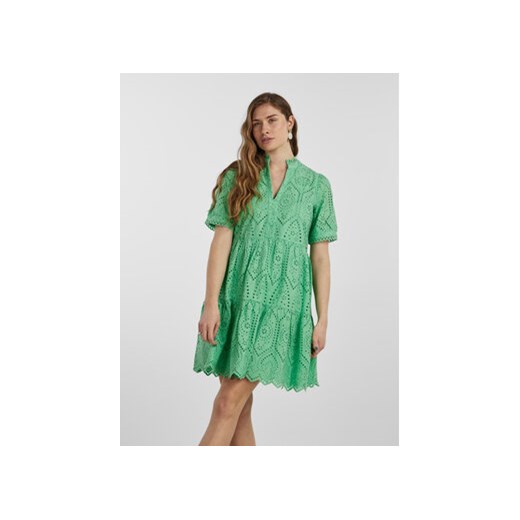 YAS Sukienka 26027163 Zielony Regular Fit ze sklepu MODIVO w kategorii Sukienki - zdjęcie 168698490