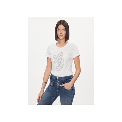 Liu Jo T-Shirt WA4051 JS923 Biały Regular Fit ze sklepu MODIVO w kategorii Bluzki damskie - zdjęcie 168698504