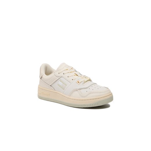 Tommy Jeans Sneakersy Basket Cupsole EM0EM01194 Écru Tommy Jeans 43 wyprzedaż MODIVO