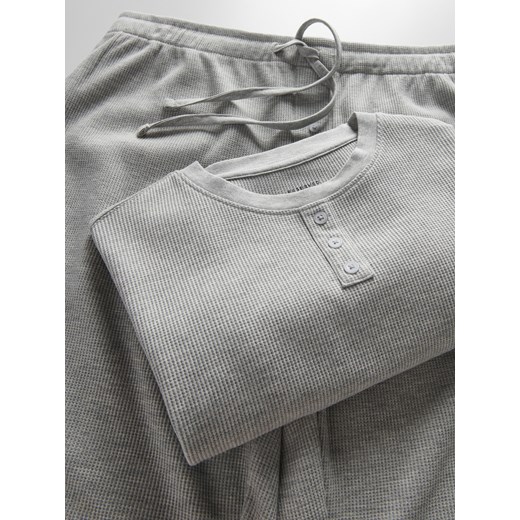 Reserved - Dwuczęściowa piżama - jasnoszary Reserved L Reserved