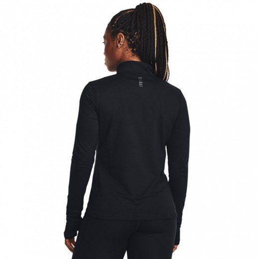 Damski longsleeve do biegania Under Armour UA Launch Pro Half Zip - czarny ze sklepu Sportstylestory.com w kategorii Bluzki damskie - zdjęcie 168699743