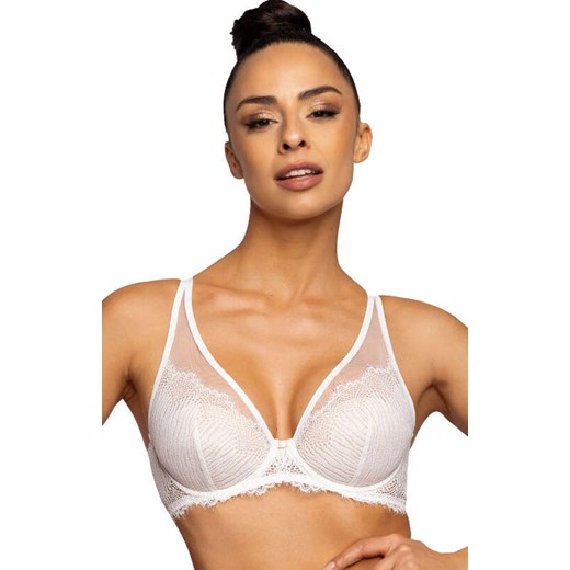 Biustonosz push-up mleko-beż Liza M-3735/11/1, Kolor biało-beżowy, Rozmiar 85B, Mat ze sklepu Intymna w kategorii Biustonosze - zdjęcie 168700203