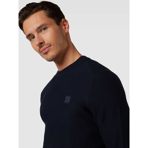 Sweter z dzianiny w jednolitym kolorze model ‘Anion’ S Peek&Cloppenburg 