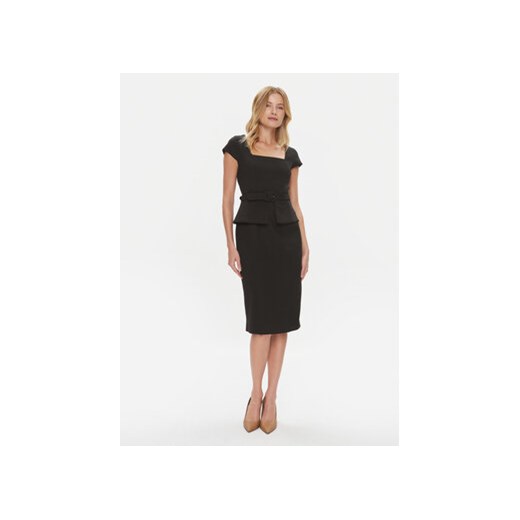 Ted Baker Sukienka koktajlowa Fleuurr 271709 Czarny Slim Fit ze sklepu MODIVO w kategorii Sukienki - zdjęcie 168700800