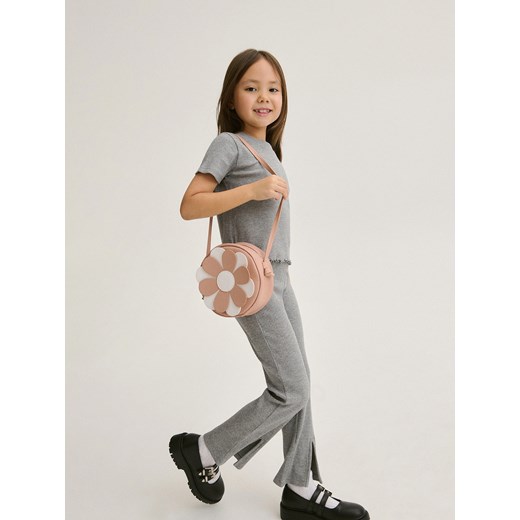 Reserved - Spodnie flare - jasnoszary ze sklepu Reserved w kategorii Spodnie dziewczęce - zdjęcie 168705143