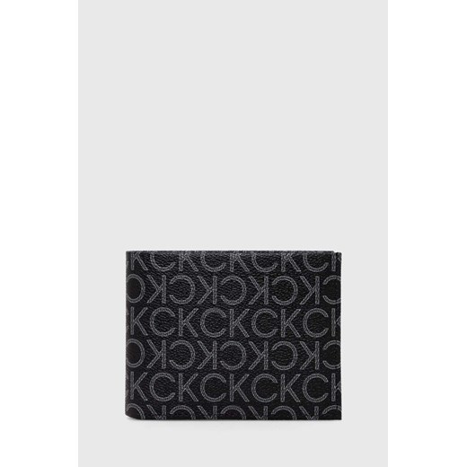 Calvin Klein portfel męski kolor czarny ze sklepu ANSWEAR.com w kategorii Portfele męskie - zdjęcie 168706330