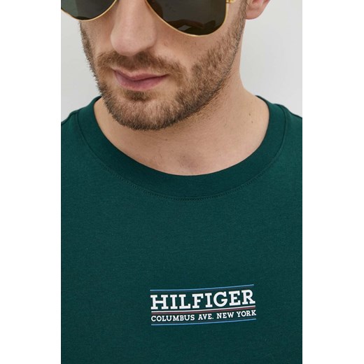 T-shirt męski Tommy Hilfiger z krótkim rękawem wiosenny 