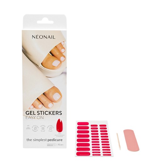 Neonail Gel Stickers Easy On Naklejki hybrydowe P03 20szt Neonail One Size Super-Pharm