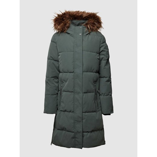 Płaszcz pikowany z kapturem ze sklepu Peek&Cloppenburg  w kategorii Płaszcze damskie - zdjęcie 168712160