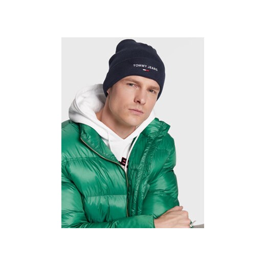 Tommy Jeans Czapka AM0AM10395 Granatowy ze sklepu MODIVO w kategorii Czapki zimowe męskie - zdjęcie 168715912