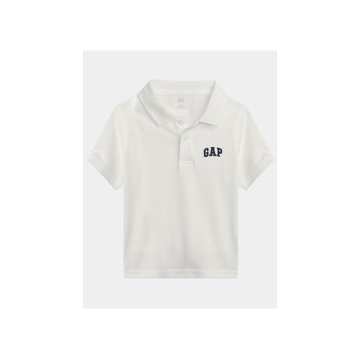 Gap Polo 857486-00 Biały Regular Fit ze sklepu MODIVO w kategorii T-shirty chłopięce - zdjęcie 168716350