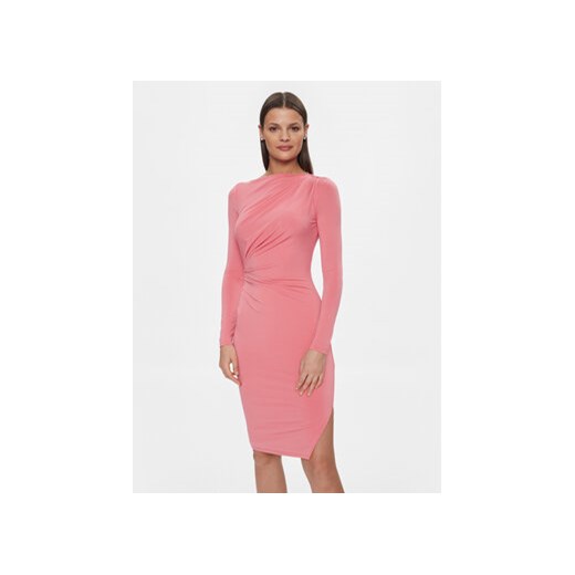 Marciano Guess Sukienka koktajlowa Marni 4RGK91 6230Z Różowy Bodycon Fit ze sklepu MODIVO w kategorii Sukienki - zdjęcie 168716582