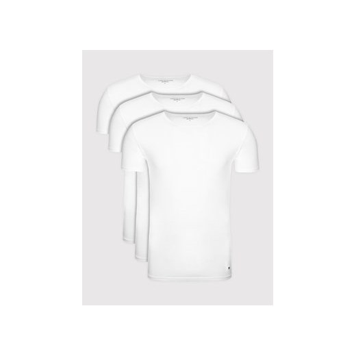 Tommy Hilfiger Komplet 3 t-shirtów Essential 2S87905187 Biały Regular Fit ze sklepu MODIVO w kategorii T-shirty męskie - zdjęcie 168716954