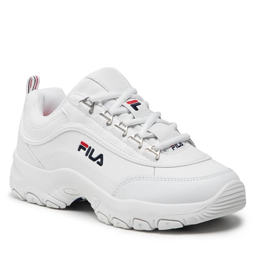 Sneakersy Fila Strada Low Teens FFT0009.10004 Biały ze sklepu eobuwie.pl w kategorii Buty sportowe damskie - zdjęcie 168718894