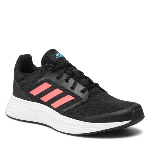 Buty adidas Galaxy 5 GW0767 Black/White/Pink 42 okazyjna cena eobuwie.pl