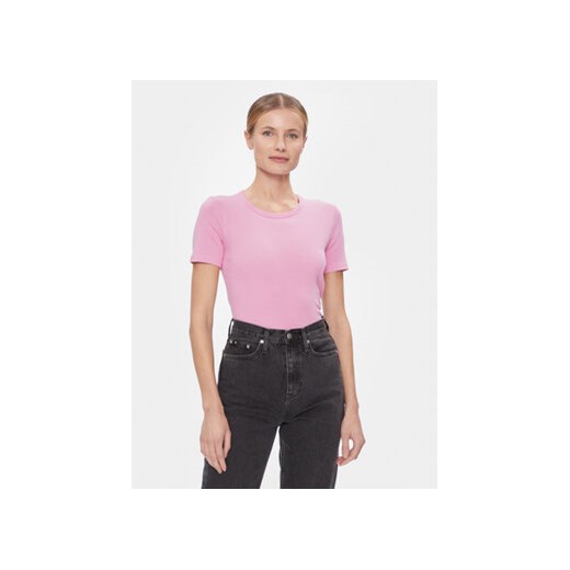 United Colors Of Benetton T-Shirt 3GA2E16A0 Różowy Regular Fit ze sklepu MODIVO w kategorii Bluzki damskie - zdjęcie 168725581