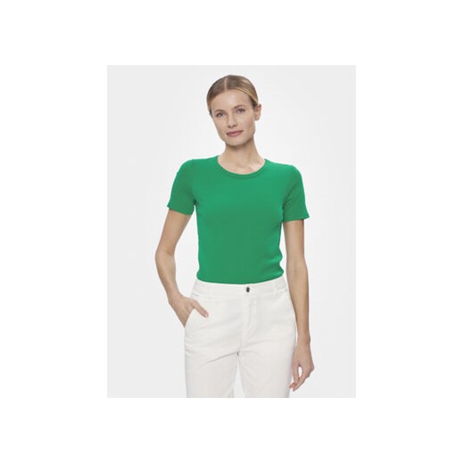 United Colors Of Benetton T-Shirt 3GA2E16A0 Zielony Regular Fit ze sklepu MODIVO w kategorii Bluzki damskie - zdjęcie 168725660