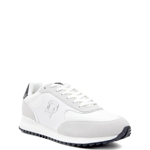 Buty sportowe męskie Karl Lagerfeld ze skóry białe sznurowane 